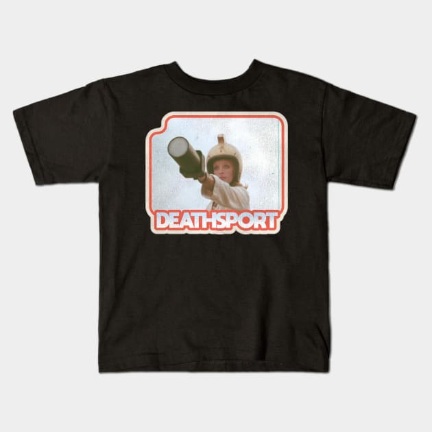 DEATHSPORT / 70s Cult Sci Fi Movie Kids T-Shirt by darklordpug